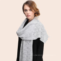 SWW496 Bufanda de lana de nueva llegada de moda ahuecada de otoño e invierno